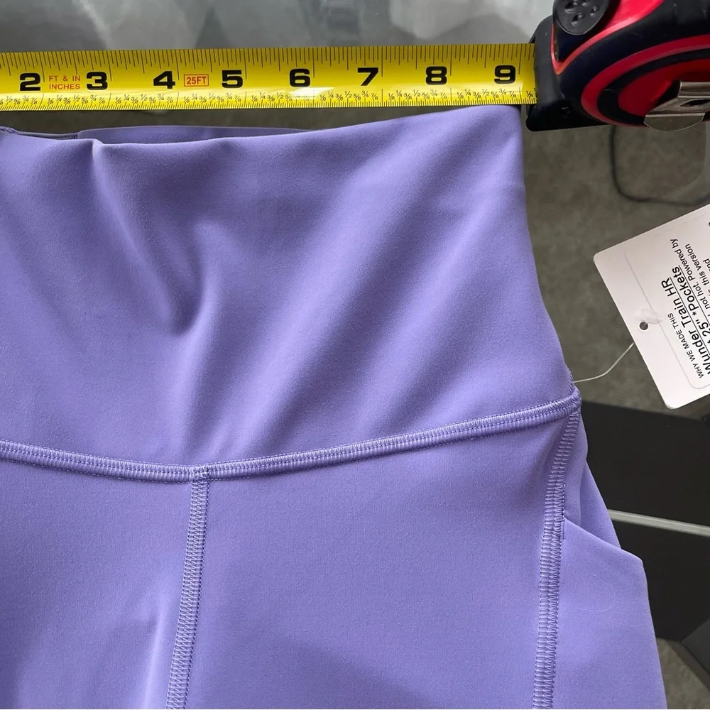 NWT Lululemon‎ Wunder Train HR Tight 25” Pockets Womens Size 2 Purple